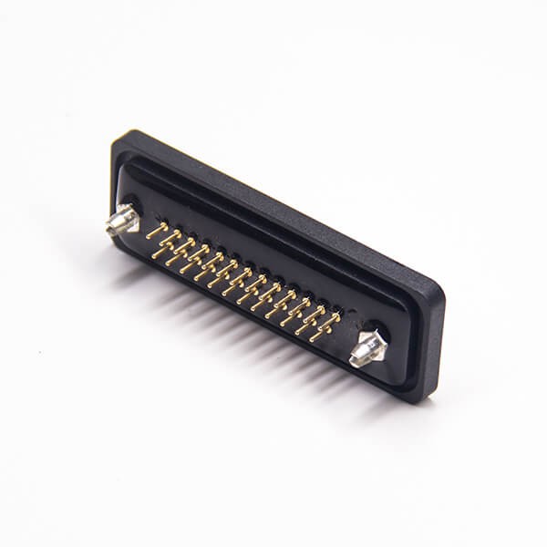Elecbee D sub 25 Pin Female Connector Standard IP67 type 2 Rows Through Hole Panel Mount With Harpoon 20pcs