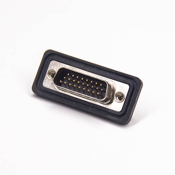 Elecbee D sub 26 Pin Standard IP67 Type Through Hole Panel Mount 20pcs