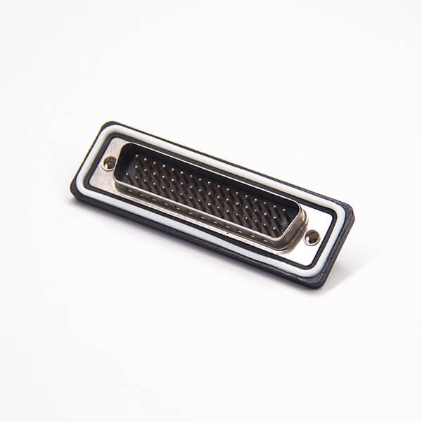Elecbee D sub 50 Pin Connector IP67 Waterproof Aluminium Alloy D-sub 50 Pin Male Connector Solder by Wire Connector 20pcs