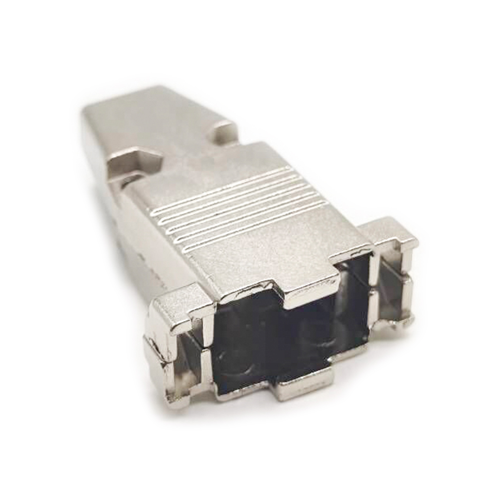 Elecbee 15 Pin High Density and 9-Pin D-Sub Connector Hood Metal