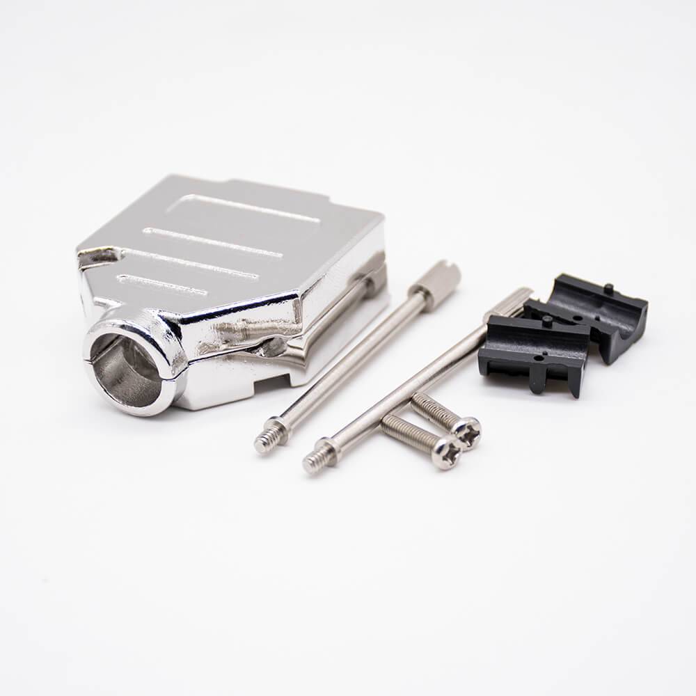 Elecbee DB15 Shell Zinc Alloy Metal Housing For D-sub 15Pin