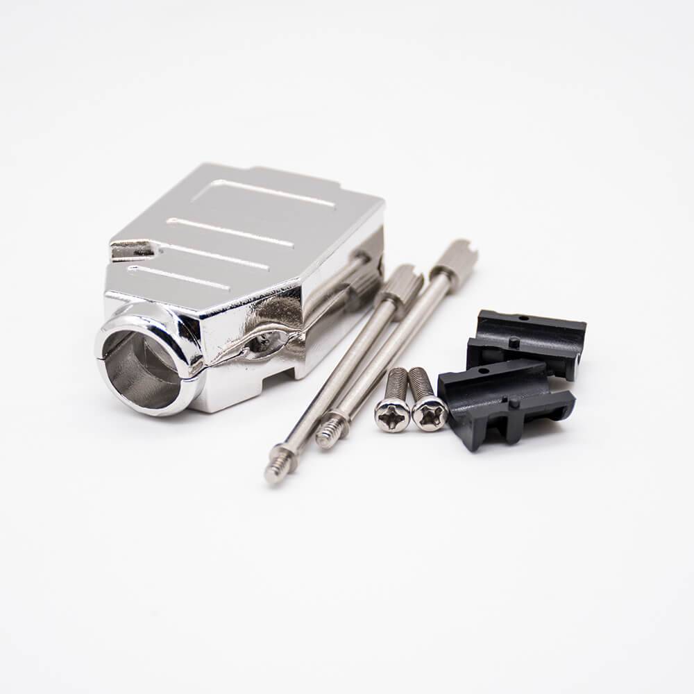 Elecbee Full Metal Jacket Shell Zinc Alloy Housing For D-sub 9Pin