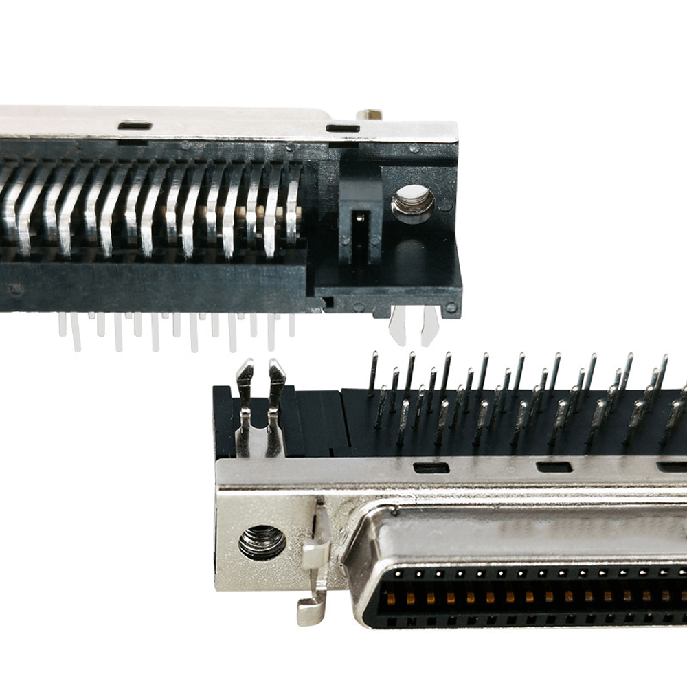 Elecbee SCSI Connector 36pin CN Type Right Angled Female DIP Type PCB Mount
