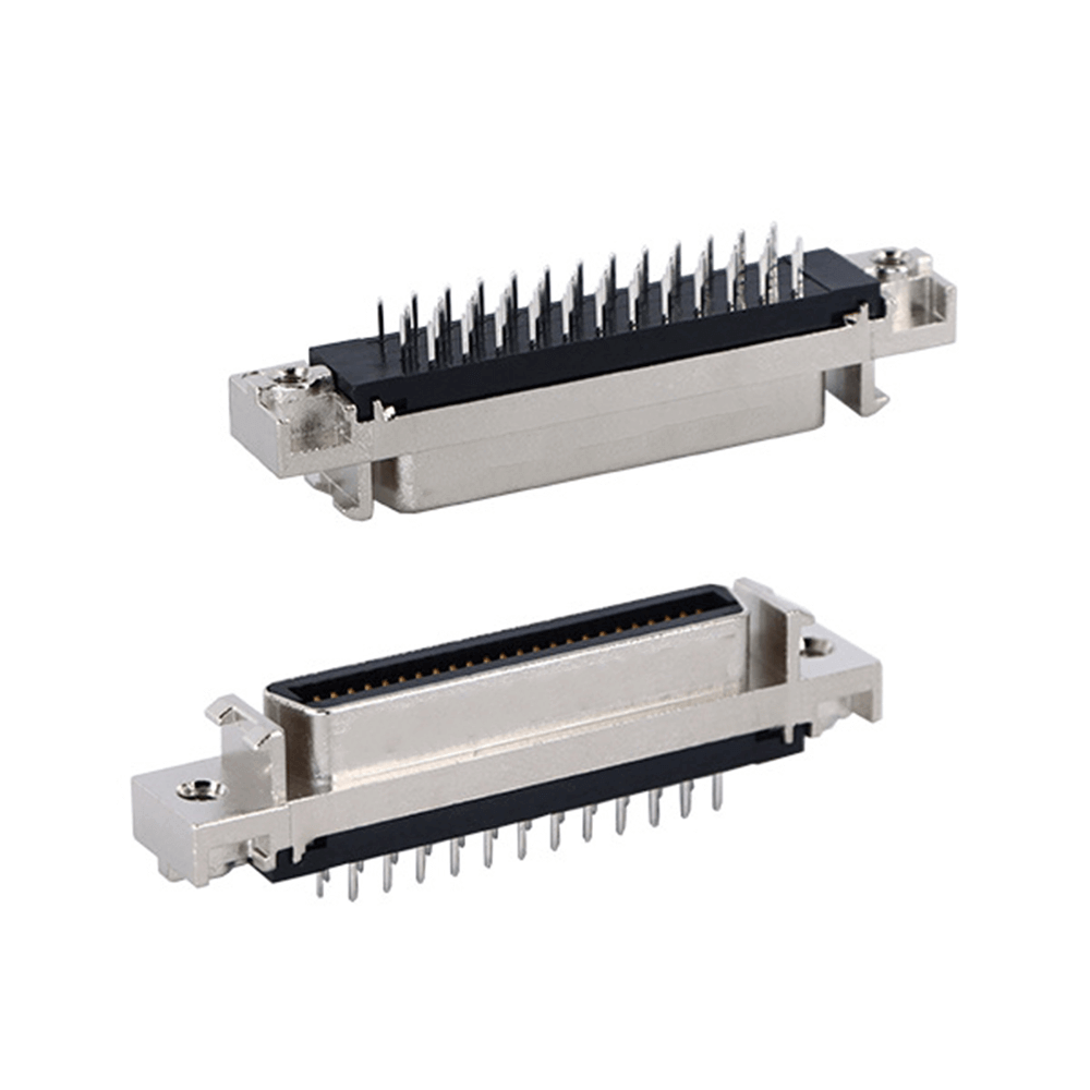 Elecbee SCSI Connector 50pin CN Type Straight Female DIP Type PCB Mount