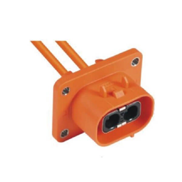 Elecbee HVIL 2pin Straight Plastic Socket 35A 6mm² IP67  HVIL Series Connector