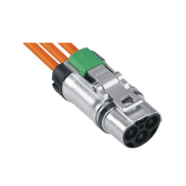 Elecbee HVIL 2pin Straight Metal Plug 35A 6mm² IP67  HVIL Series Connector