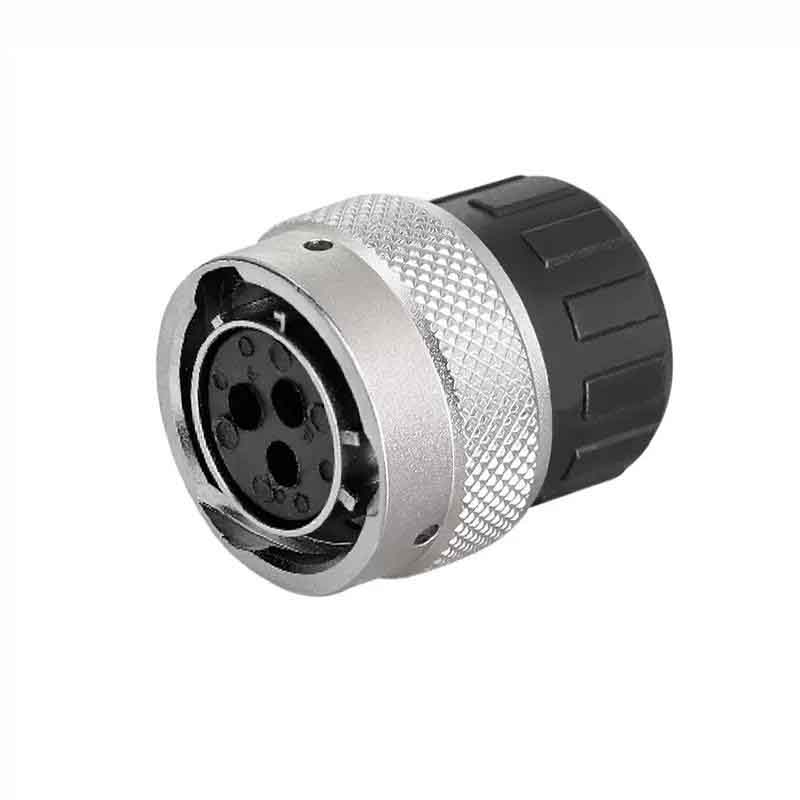 Elecbee 3Pin New Energy Vehicle Connector Crimp Terminal Plastic Hood Straight Plug with 3 Female Terminals