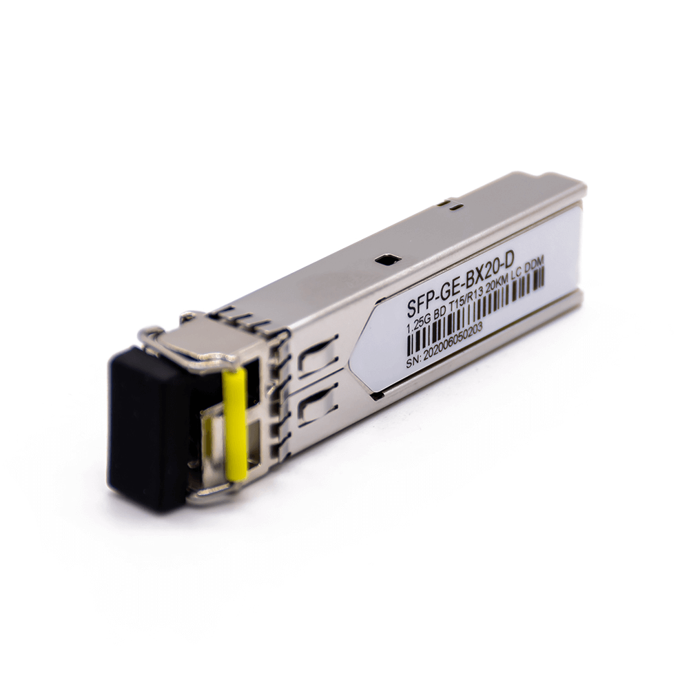 Elecbee SFP-BX20-D 1.25G SFP T1550/R1310 20km DOM Simplex LC SMF Optical Transceiver Module