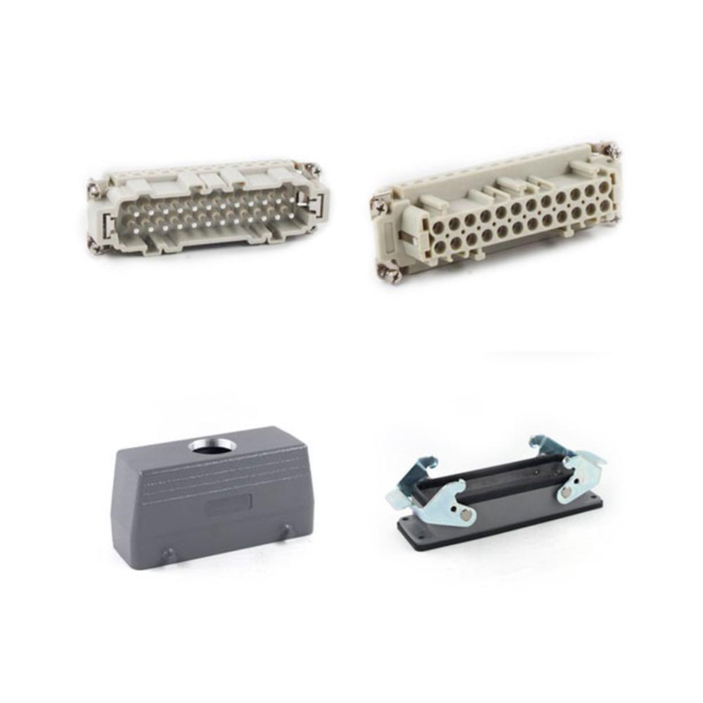 Elecbee H24B Top Entry PG21 Bulkhead Mounting HE 24 Pin Screw Terminal