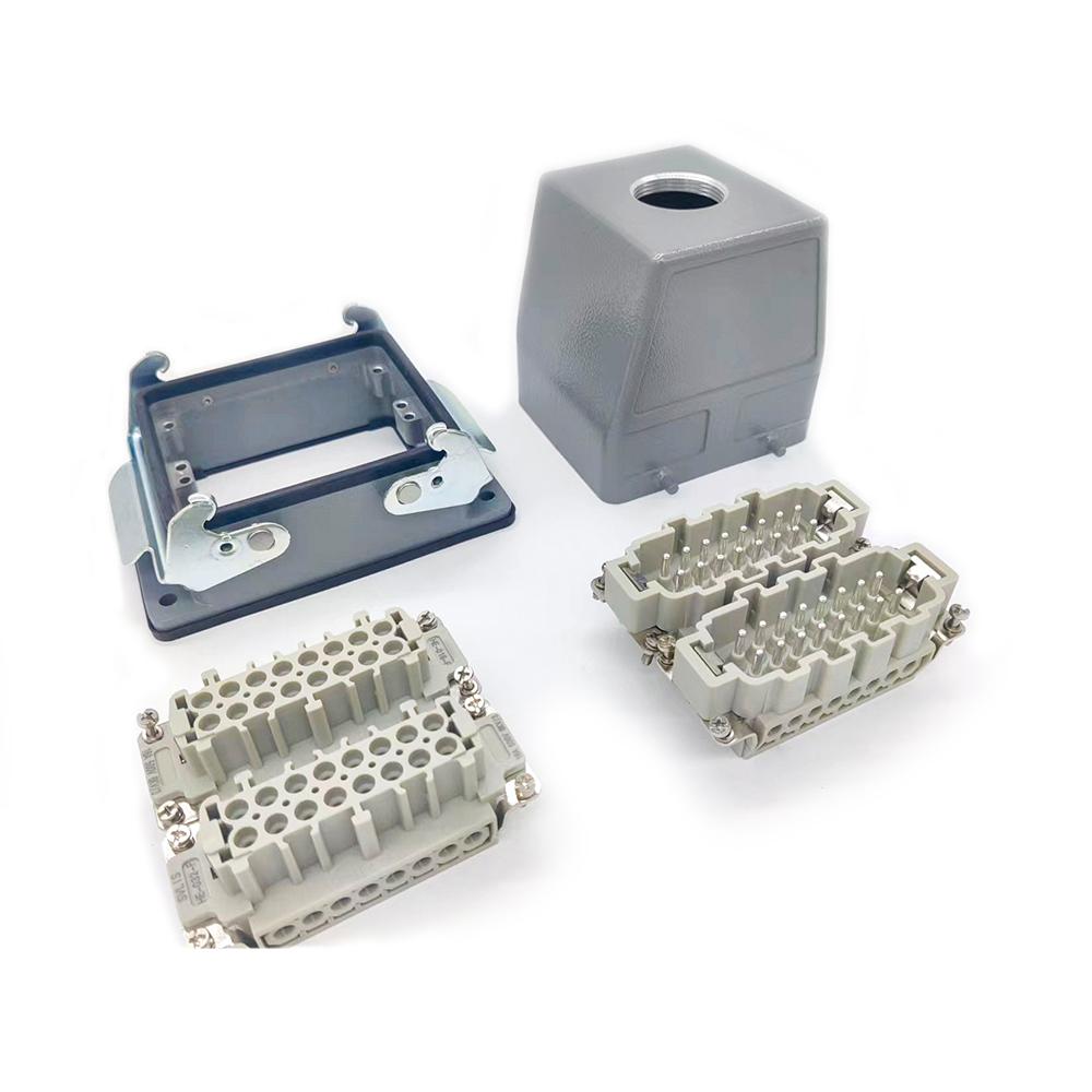 Elecbee H32B Top Entry PG29 Bulkhead Mounting HE 32 Pin Screw Terminal