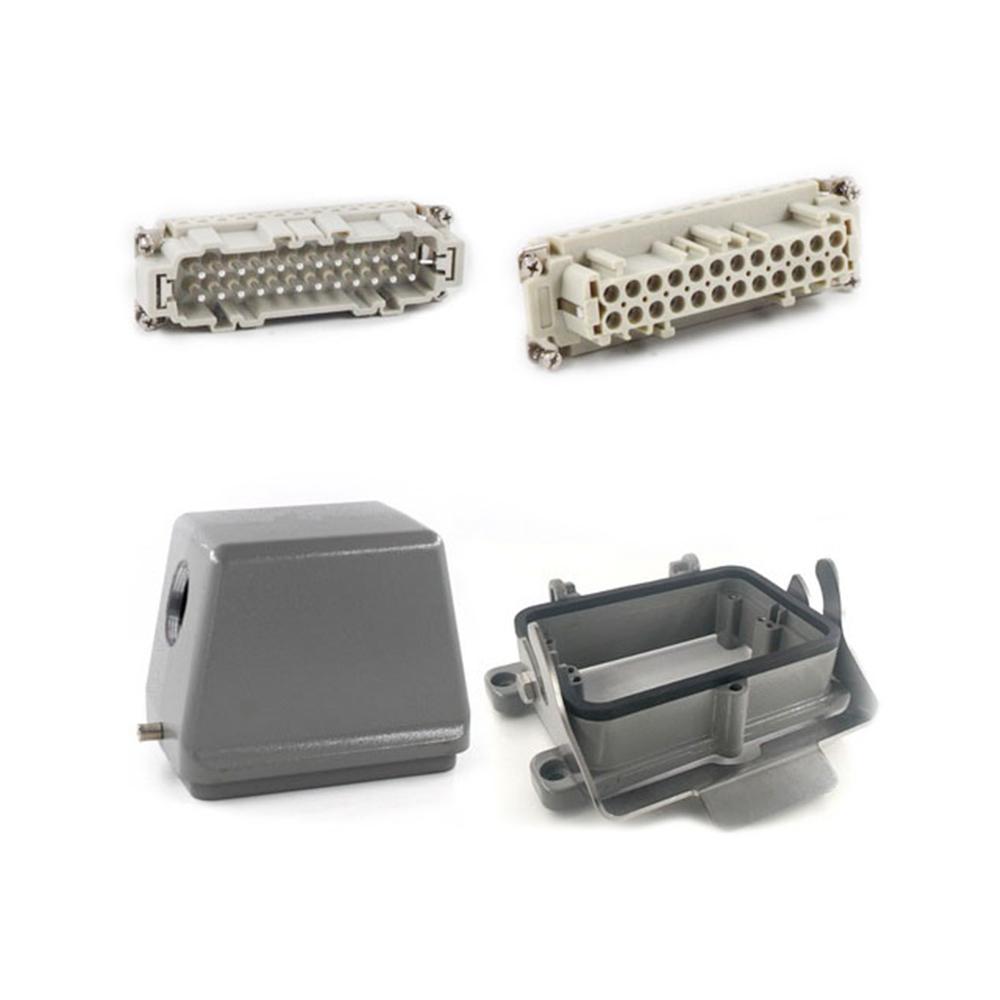 Elecbee H48B Side Entry PG29  Bulkhead Mounting HE 48 Pin Screw Terminal
