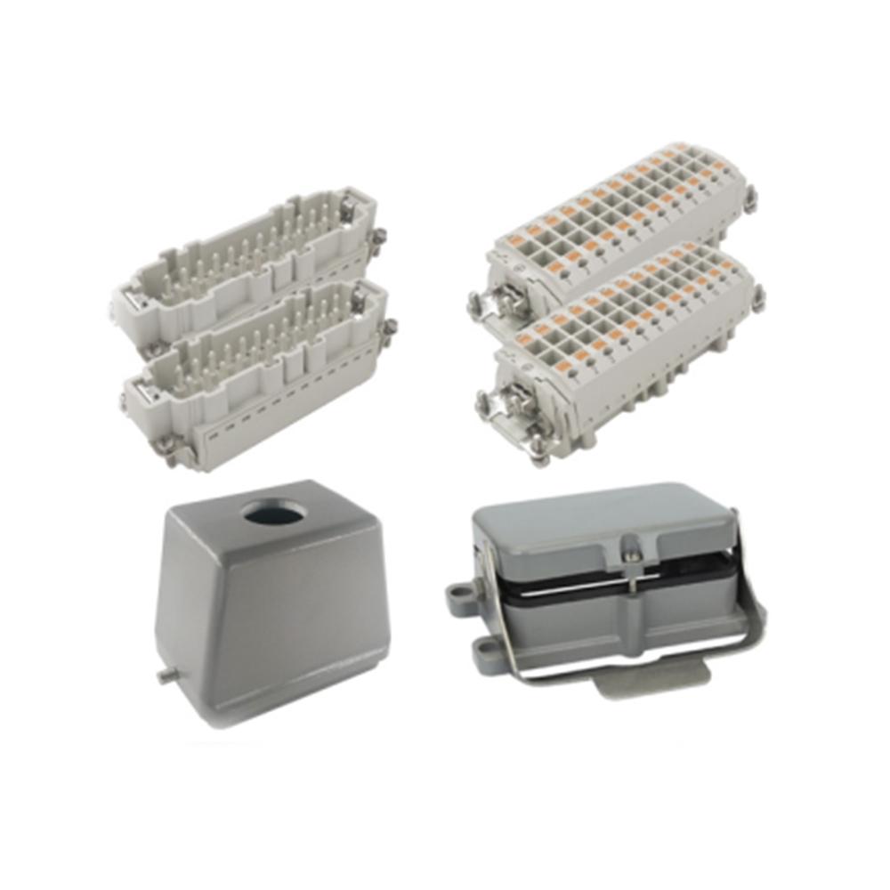 Elecbee H48B Top Entry PG29 Bulkhead Mounting with Cover HE 48 Pin Cage Clamp Terminal