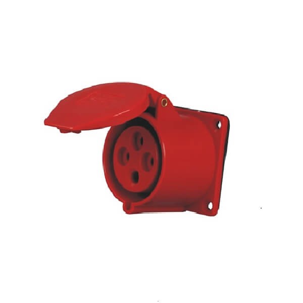 Elecbee CEE Industrial Receptacle 32A 4pin 380V-415V 3P+E IP44 IEC60309 Surface Mount Socket