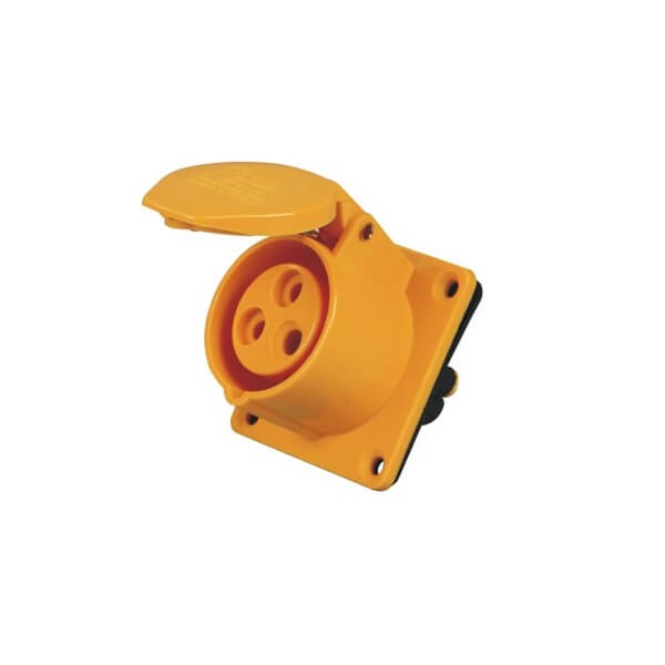Elecbee IEC60309 Female Receptacle 32A 3pin 110V-130V 2P+E IP44 CEE Industrial