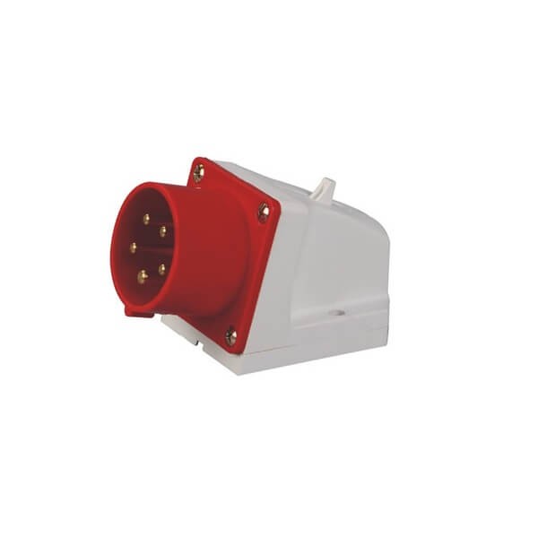 Elecbee IP44 IEC60309 Socket 32A 5pin 380V-415V 50/60Hz 5P 6h 3P+E CEE Industrial Surface Mount Pin Receptacle with Box