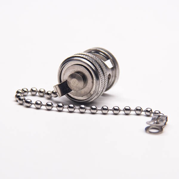 Elecbee BNC Male Dust Cap with Chain Nickle Plated