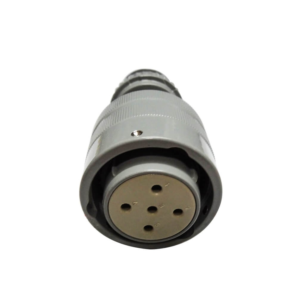 Elecbee JL Traction Motor Connector Female Plug Bayonet Coupling Cable JL-TL 5 Pin Straight