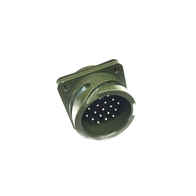 Elecbee MS3102A22-14 Circular Connector MIL-DTL-5015 Series Box Mount Receptacle 19 Contacts Solder Pin Bayonet Connector