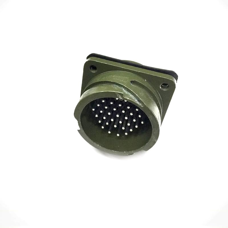 Elecbee MS3102A28-15 Circular Connector MIL-DTL-5015 Series Box Mount Receptacle 35 Contacts Solder Pin Bayonet Connector