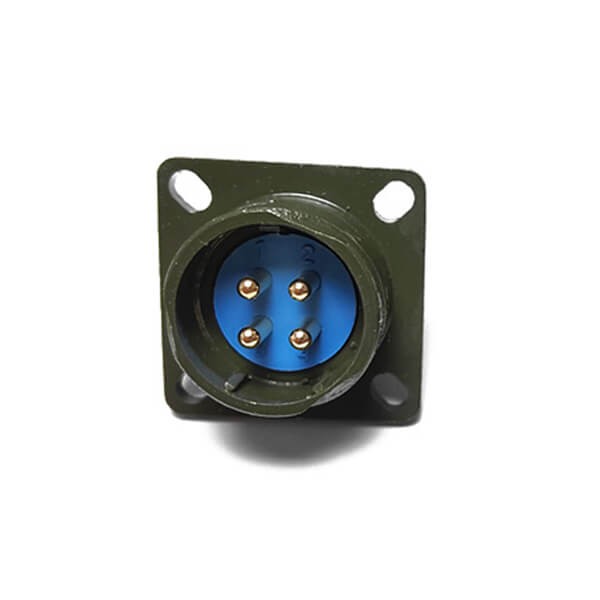 Elecbee Y2M 4 Pin Y2M-4ZJ Male Panel Socket Mil Circular Connector