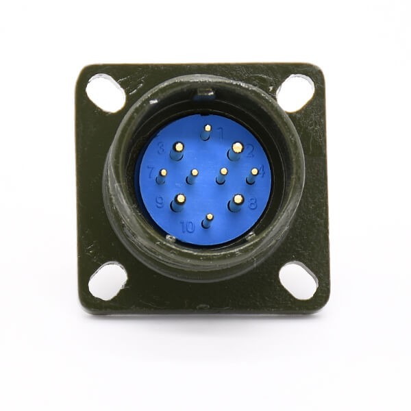 Elecbee Y2M-10ZJ Series Circular Connectors 10 Pin Male 21mm Fast Buckle Aviation