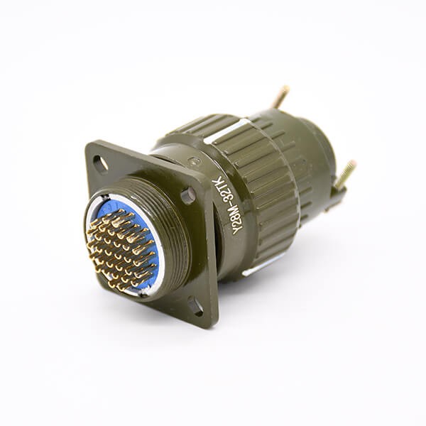 Elecbee Y28M 32 Pin Y28M-32ZJ Diameter 28mm Air Plug Connector male-female For Servo Motor 20pcs