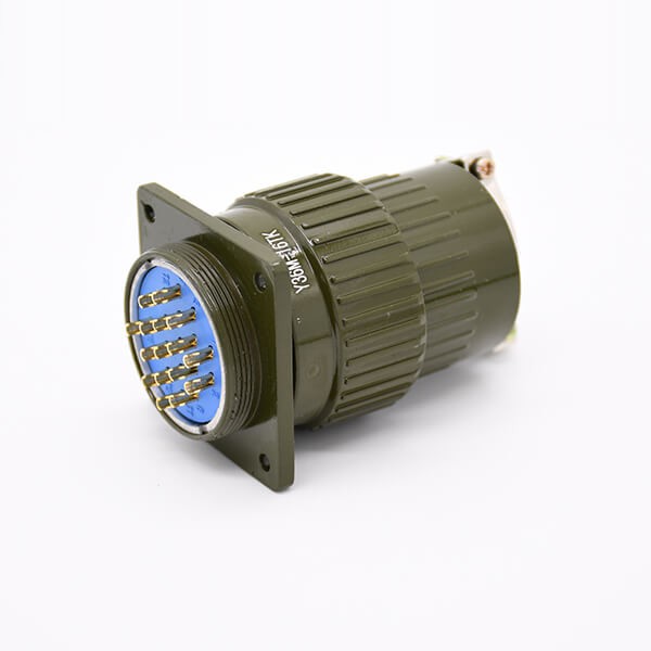 Elecbee Y2M-16TK Diameter 36mm 16 Pin Aviation Plug With Solder Contact Circular Connector