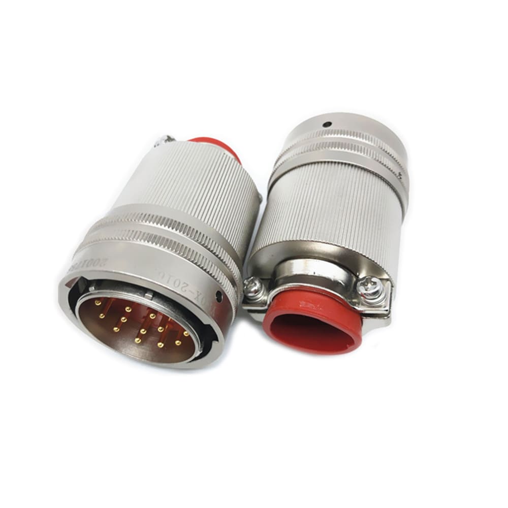 Elecbee Y50X-2016TJ2 16Pin Male Plug Aluminum alloy 20 Shell Size solder Bayonet Coupling Cable Connector