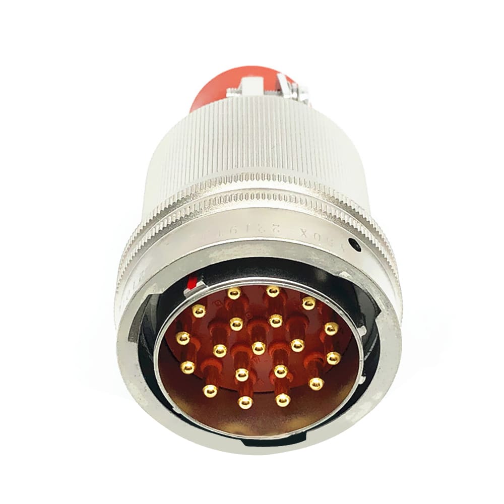 Elecbee Y50X-2219TJ2 19Pin Male Plug Aluminum alloy 22 Shell Size solder Bayonet Coupling Cable Connector