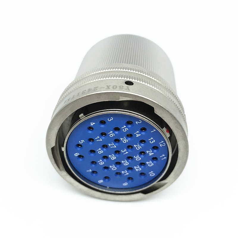Elecbee Electrical Circular Connectors Y50X-2431TK2 Y50X-2431ZJ10 31 Pin Straight Bayonet Coupling Cable Solder Cup