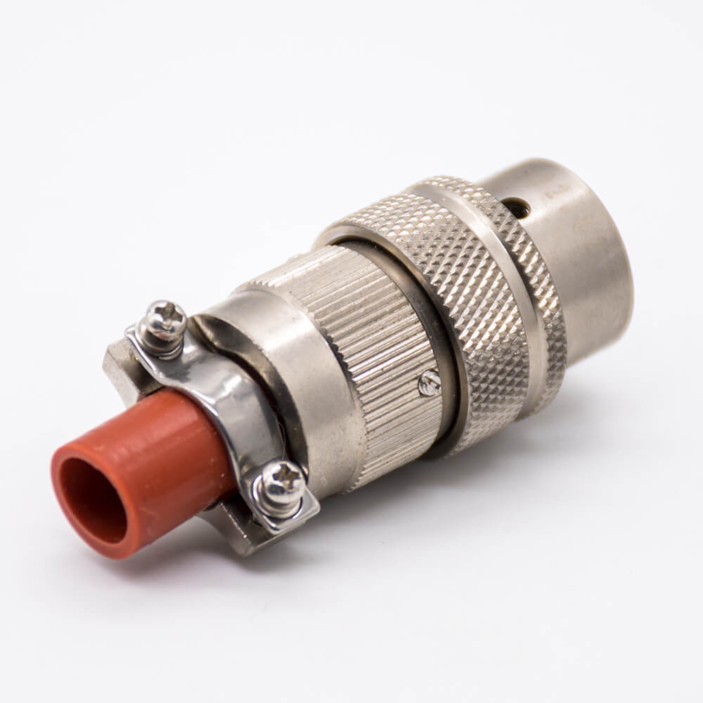 Elecbee YGD Circular Electric Connector Plug 08 Shell Size 2Pin Male Bayonet Coupling 180 Degree Solder cup