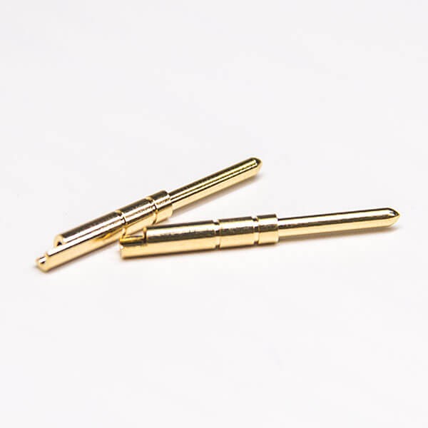 Elecbee Male pin Straight Gold Plated Sorder type Plug