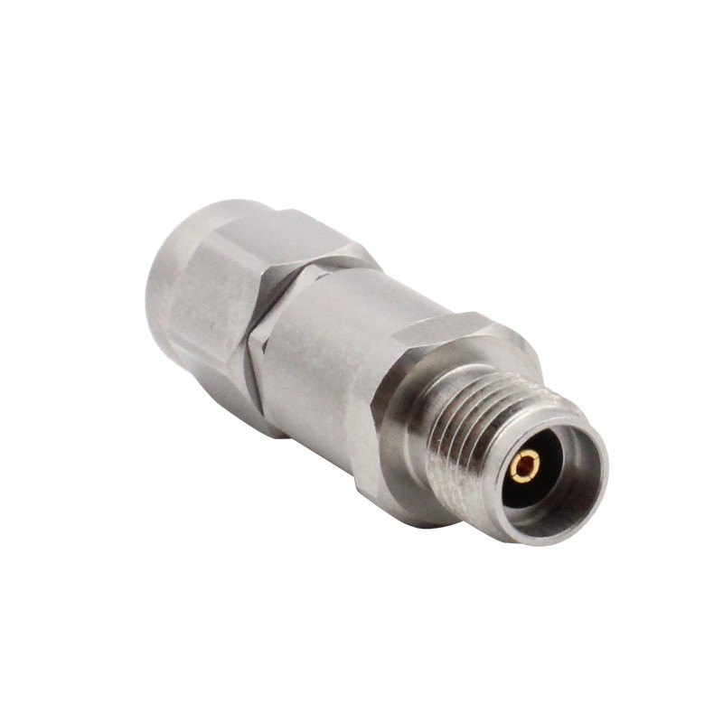 Elecbee 3.5mm Female Jack to SMA Male Plug Coaxial Adapter 26.5GHz Stainless Steel Connector