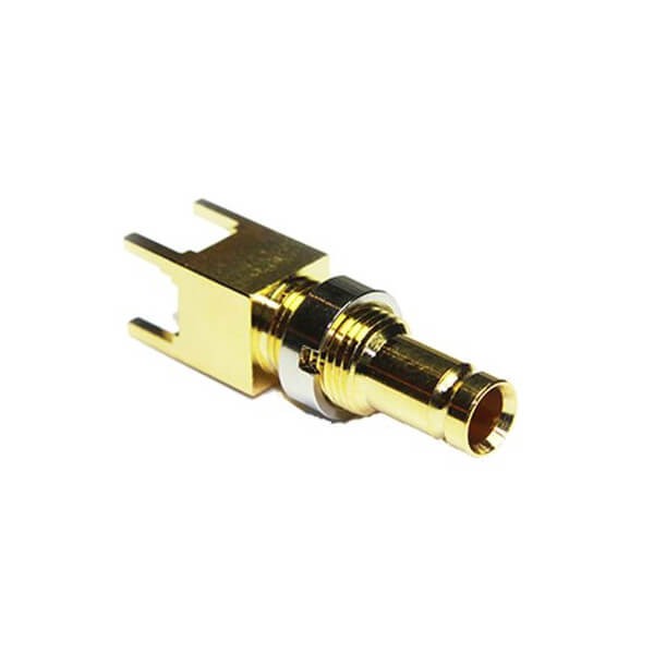 Elecbee 20pcs 1.0/2.3 Connector Jack Straight 75Ω Solder Termination PCB Mount standard Bulkhead Fitting