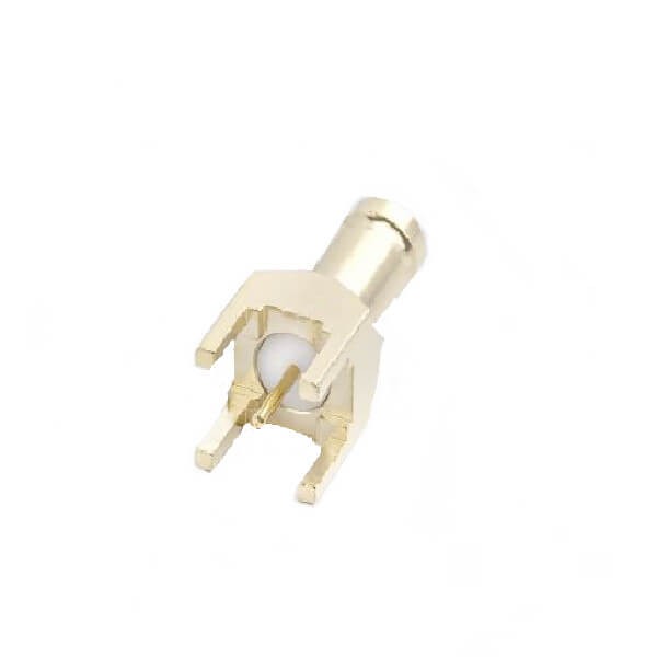 Elecbee 20pcs 1.0/2.3 Connector PCB Mount Straight 75Ω Jack Solder Termination standard 6GHz Gold Plated