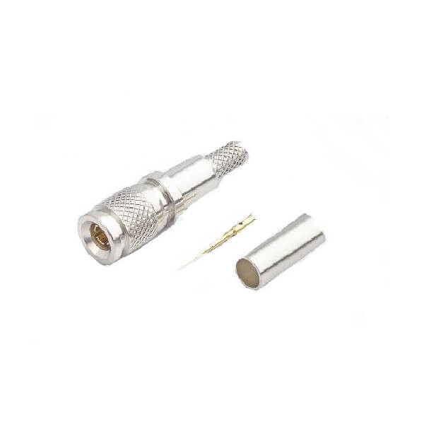 Elecbee 1.0/2.3 Connector Plug Crimp Straight 75Ω Termination Cable Mount standard 6GHz
