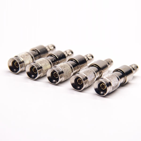 Elecbee 20pcs Female Din Connector 180 Degree Crimp Type for Cable Nickel Plating