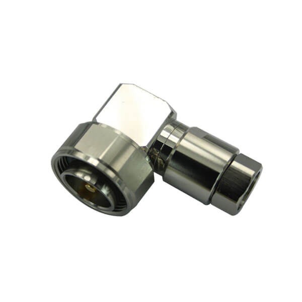 Elecbee 20pcs Right Angle 7/16 DIN Connector Male Clamp Type for LMR195 RG214