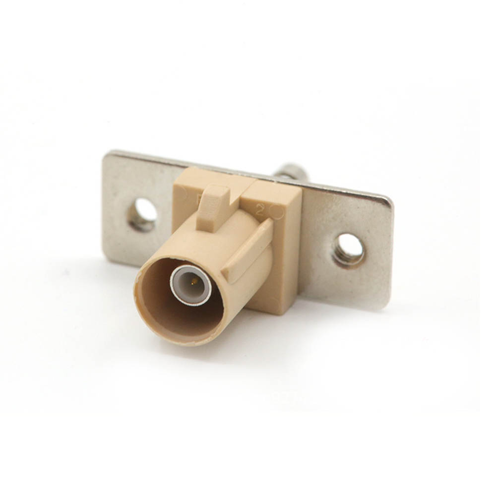 Elecbee Fakra Connector I Code Male RF Solder Type Vehicle 2-Hole Baffle Bluetooth Signal