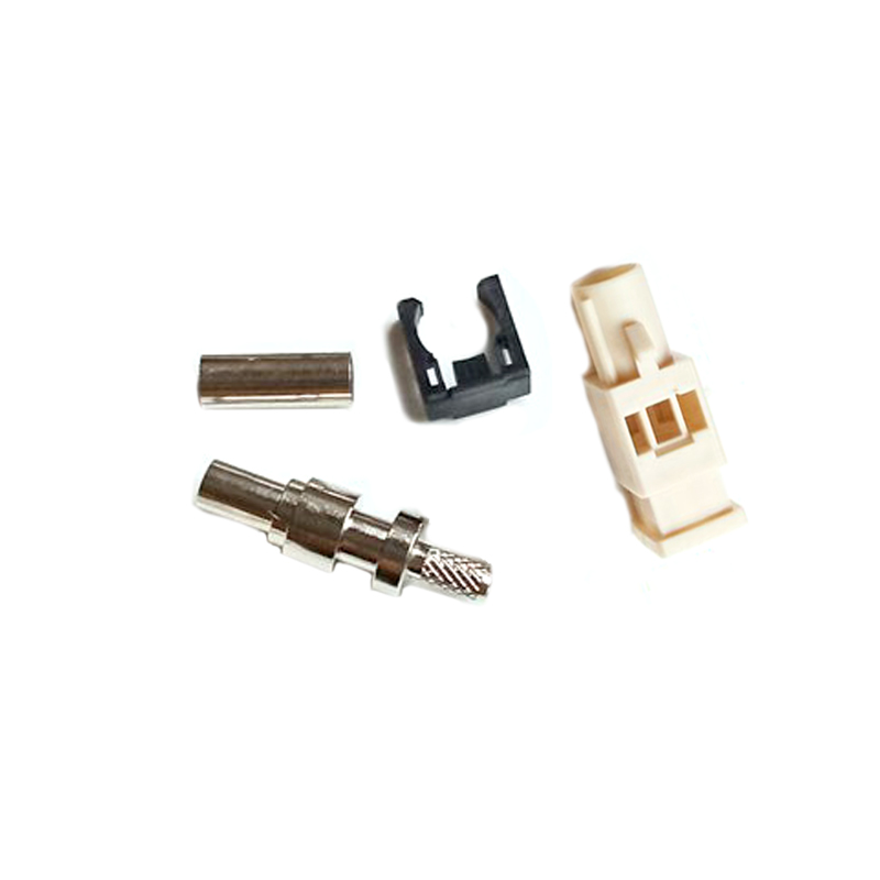 Elecbee Fakra I Code Male Plug Beige Straight Connector Crimp for Cable RG316 RG174