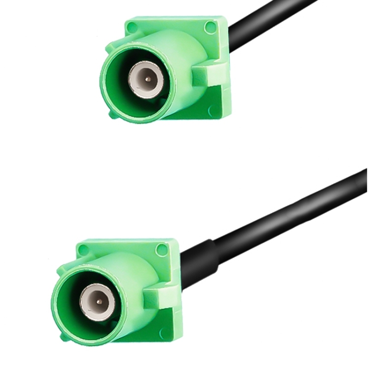 Elecbee Fakra N Male to Fakra N Male Vehicle Car Extension Cable RG174 50CM