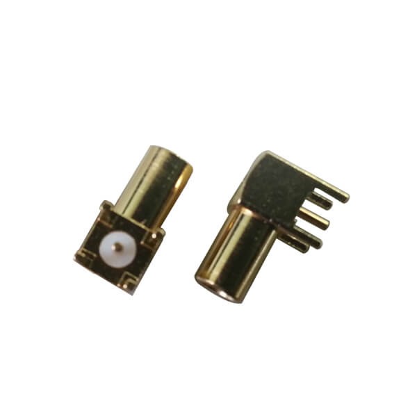 Elecbee 20pcs MCX Connector Right Angled Through Hole Female for PCB Mount