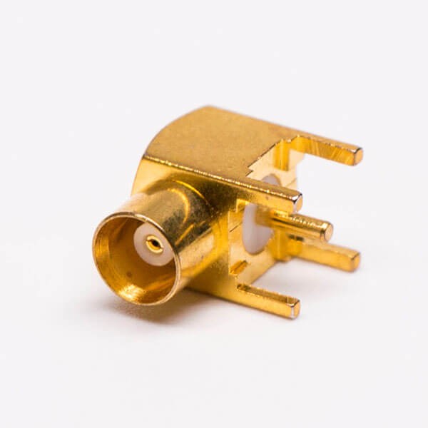 Elecbee MCX Female to Coax Connector Through Hole for Pcb mount