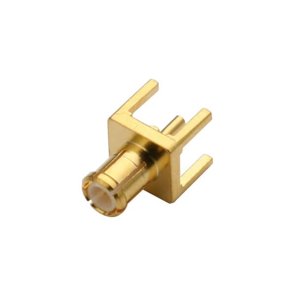 Elecbee 20pcs MCX Plug Connector Coaxial Straight Through Hole for PCB Mount