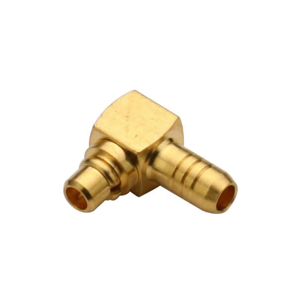 Elecbee 20pcs MMCX Coaxial Connector Angled Male Crimp Type for RG316
