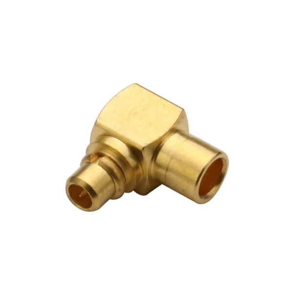 Elecbee MMCX Right Angle Connector Plug Solder Type for UT047