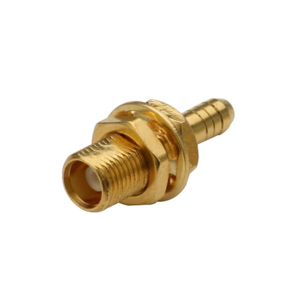 Elecbee 20pcs Videos MCX Connector Straight Bulkhead Jack Crimp Type for Cable RG316