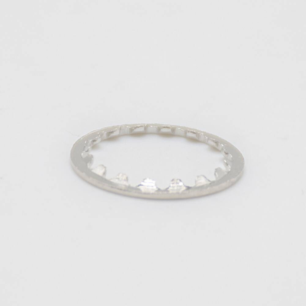 Elecbee Washer Nut Hardware F Type Female Toothed Metal Gasket