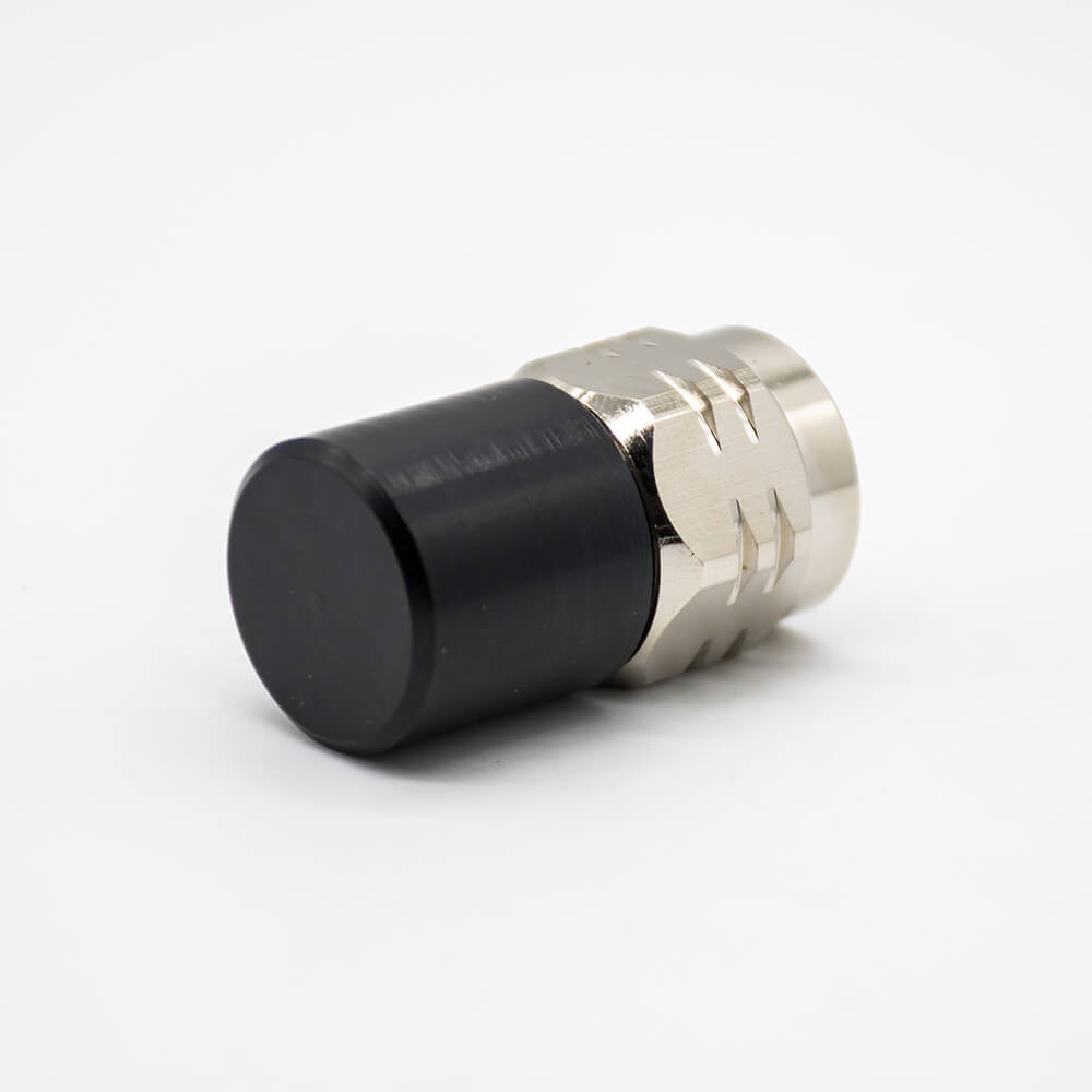 Elecbee N Male Load Connector Black Lightning Arrester Straight Coaxial Pseudo Load Connector