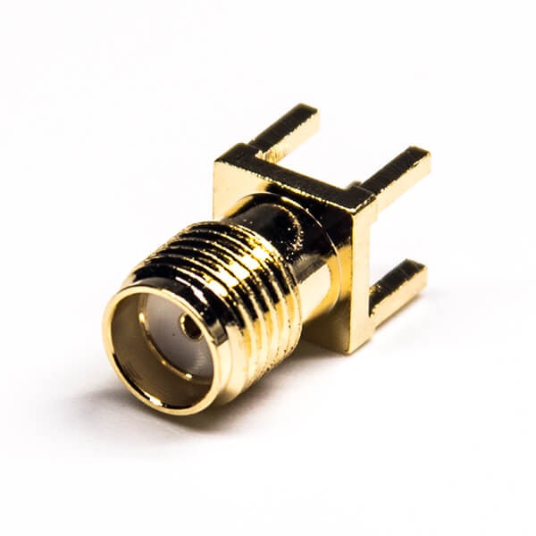 Elecbee 20pcs RF Coaxial connector Standard SMA Jack Straight Solder Type for PCB mount